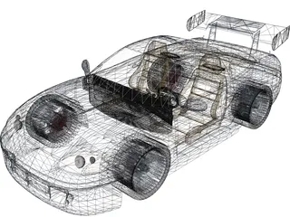 Mitsubishi 3000GT [Tuned] 3D Model