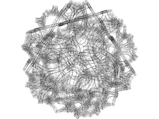 Buckyball 3D Model