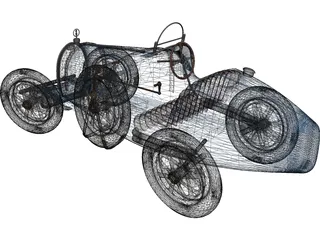 Bugatti Type 35 3D Model