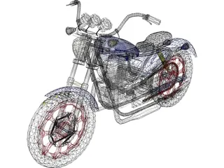 Motorcycle 3D Model