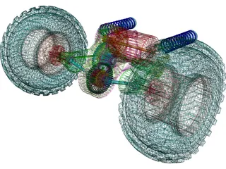 Car Suspension  3D Model