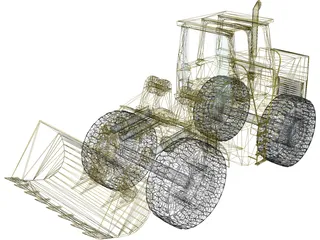 Front Loader 3D Model