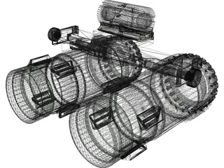 Anvis 9 NVG Goggles 3D Model