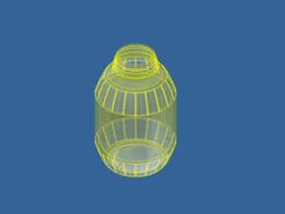 Mustard Bottle 3D Model