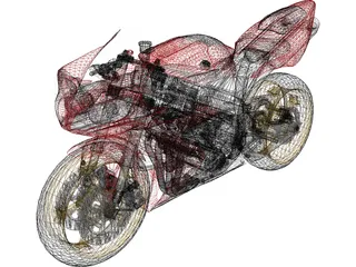 Yamaha YZF-R1 3D Model