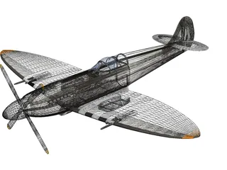 Supermarine Spitfire 3D Model