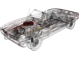 Pontiac Firebird Convertible 3D Model