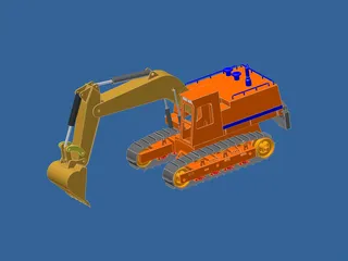 Excavator 3D Model