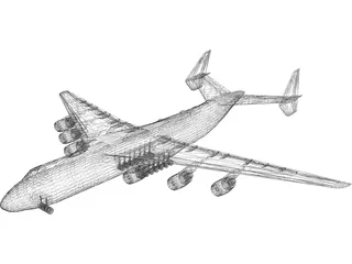 Antonov An-225 Mriya 3D Model