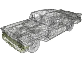 Chevrolet Impala (1958) 3D Model