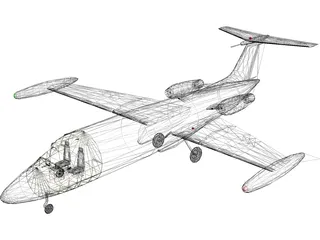 HFB-320 Hansa Jet 3D Model