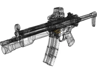 MP5 3D Model