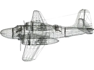 Douglas A-20G Havoc 3D Model