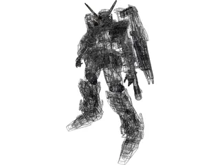 Gundam Unicon 3D Model