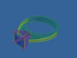 Wedding Ring 3D Model