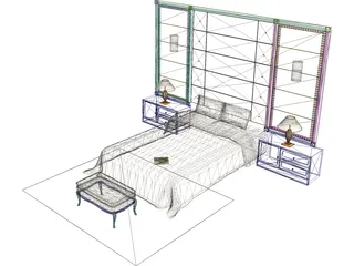 Bedroom Set 3D Model