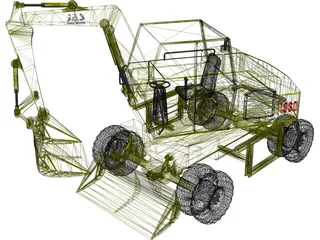 Excavator 1960 3D Model