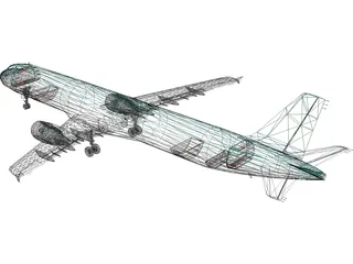 Airbus A321 Aer Lingus 3D Model
