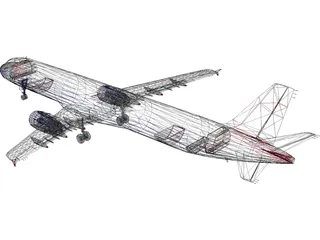 Airbus A321 British Airways 3D Model