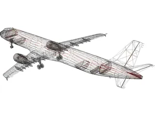 Airbus A321 Iberia 3D Model