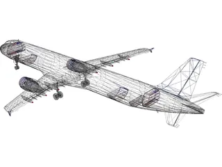 Airbus A321 Sabena 3D Model