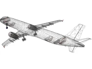 Airbus A321 SpanAir 3D Model