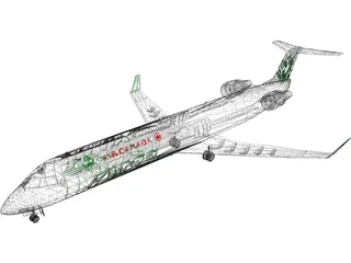 Bombardier CRJ-705 Air Canada Jazz 3D Model