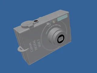 Canon Digital Ixus 2 Photo Camera 3D Model