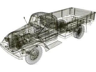 ZIL 164 3D Model