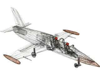 Aero L-39 Albatros Bangladesh Air Force 3D Model