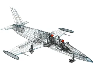 Aero L-39 Albatros Royal Thai 3D Model
