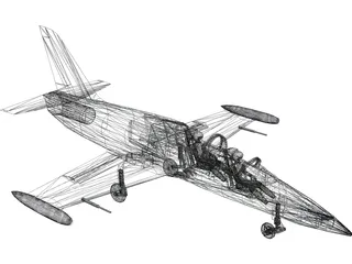 Aero L-39 Albatros Soviet Air Force 3D Model