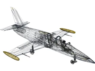 Aero L-39 Albatros US Navy 3D Model