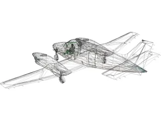 Beechcraft King Air C90B 3D Model