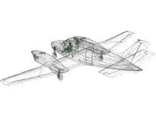 Beechcraft King Air C90GT 3D Model