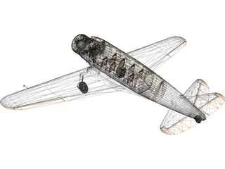 Vultee V-1A 3D Model