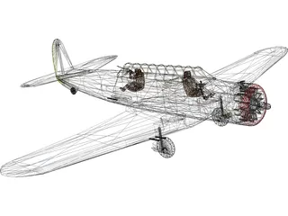 Vultee V-11GB (A-19) 3D Model