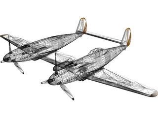 Messerschmitt ME 609 3D Model