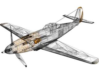 Messerschmitt ME 309 3D Model