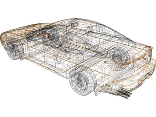 Nissan 240sx 3D Model