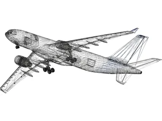 Airbus A330-200 3D Model