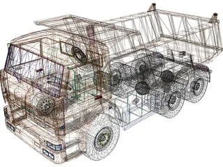 Kamaz 6520 3D Model