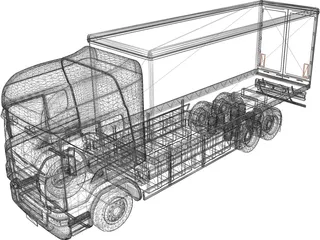 Scania Truck 3D Model