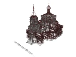 Church Russian 3D Model