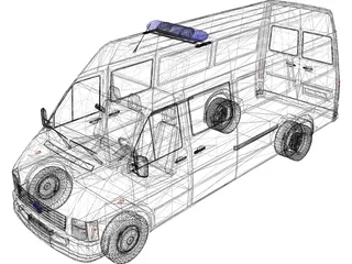 Ambulance 3D Model