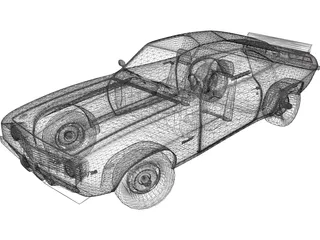 Chevrolet Camaro (1967) 3D Model