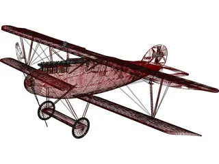 Albatros D.V 3D Model