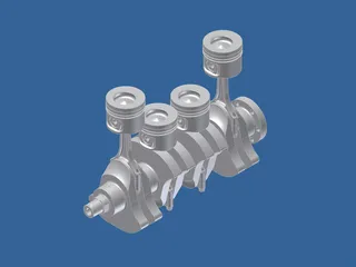 Engine Diesel 3D Model