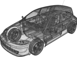 Renault Megane 3D Model