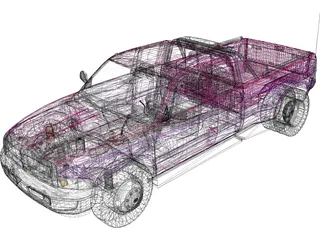 Dodge Ram 3500 (1994) 3D Model
